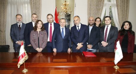 باسيل يوقع وسويد مذكرة تعاون بين إيدال والبعثات اللبنانية