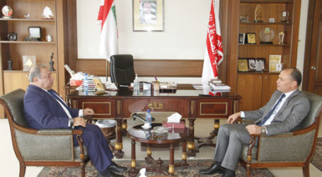 نقيب الصحافة يستقبل سفير تونس في لبنان