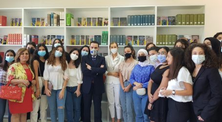 بومباردييري تفتتح مكتبة إيطاليا في مركز اللغات والترجمة في الجامعة اللبنانية