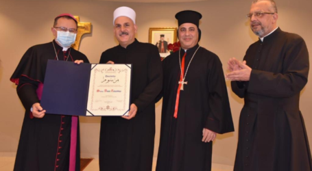 الشيخ عامر زين الدين يتسلم مرسوم عضوية الهيئة الحبرية العالمية في الفاتيكان